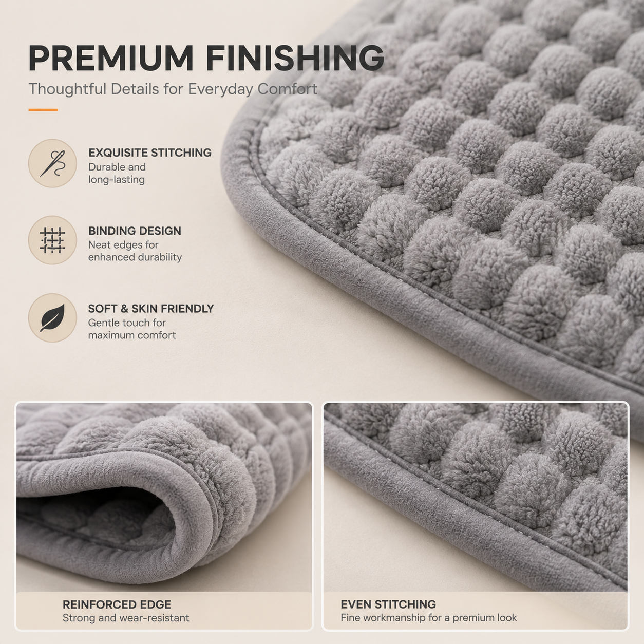 KiriHome heating pad breathable padded inner layer construction
